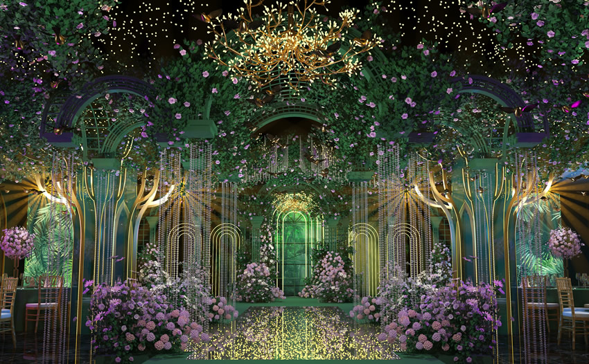 沙雅奇妙森林婚礼堂效果展示